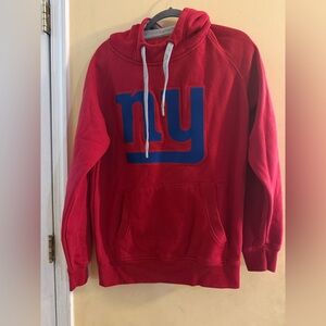 Men's New York Giants Antigua Red Victory Pullover Hoodie, medium